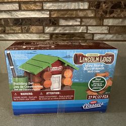 Brand New The Original Lincoln Logs Mini Home" building set