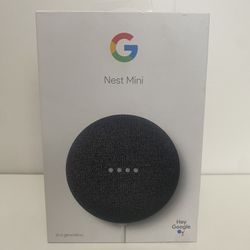Google Nest Mini (2nd Generation) Smart Speaker - Charcoal Black