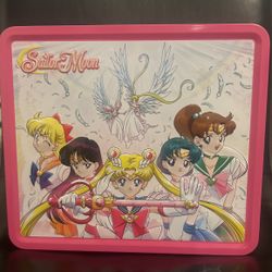 Sailor Moon Tin Lunch Box W/hot Drink Mug 