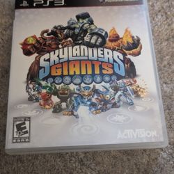 SKYLANDERS GIANTS VIDEO GAME For p s 3 Make Offer Like New