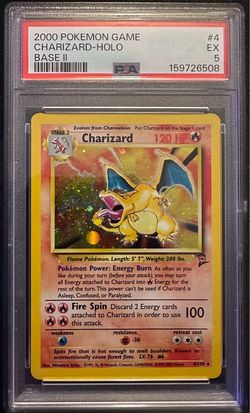 Graded 2000 Pokemon Charizard Holo