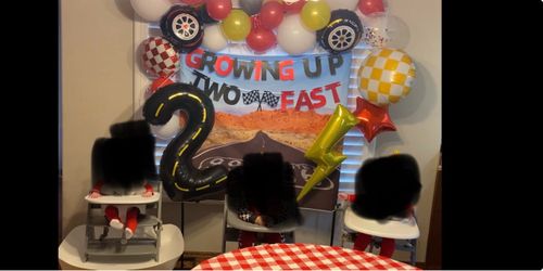 Cars Lightning McQueen theme birthday decorations