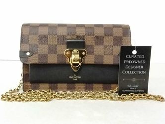 Louis Vuitton Damier Ebene Vanin Chain Wallet Mk0826lozxmia