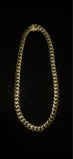 14k cuban chain
