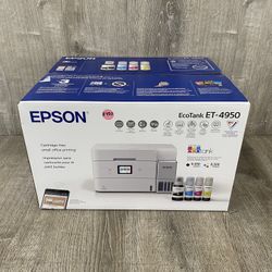 Epson EcoTank ET-4950 Wireless All-in-One Color Supertank Inkjet Printer