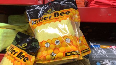 Killer bee microfiber towel