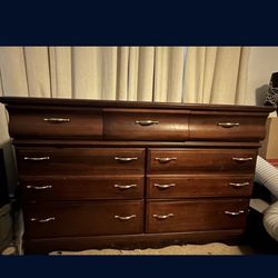 (2) Vaughn Bassett Dresser Chest Of Drawers Entry Table 60" Modern