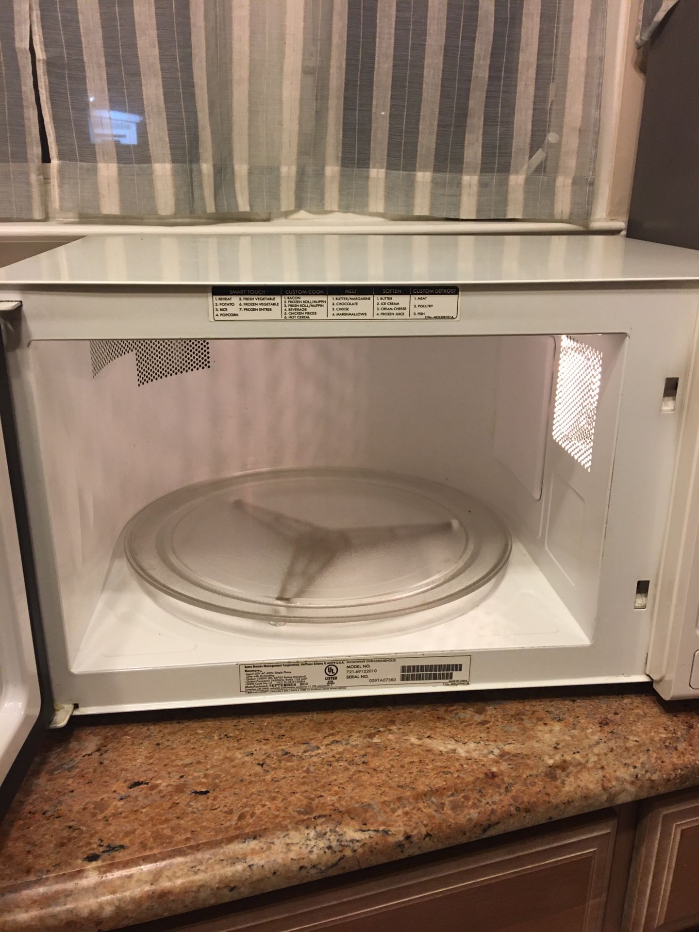 Kenmore Microwave