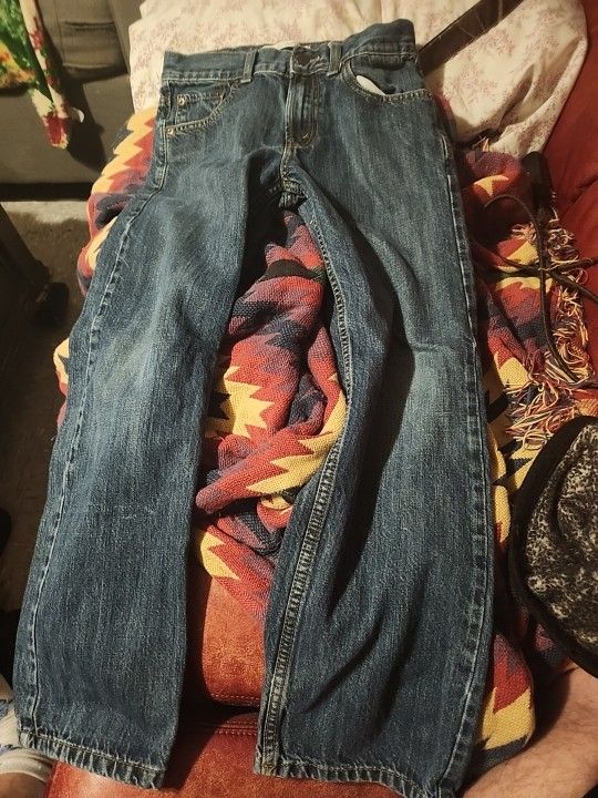 Boys Levi's Jens 550 Size 12 Relaxed Fit