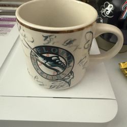 Florida Marlins Signed Coffee Cup