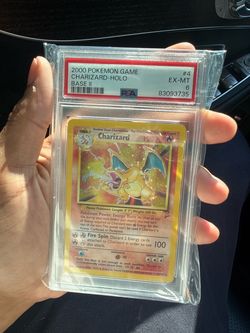 PSA 6 Charizard Holo Base Set II 2000 Pokemon Slab