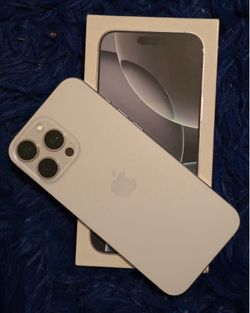 New unlocked iPhone 16 Pro Max white for sale