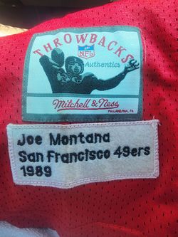 Joe Montana 1989 throwback Jersey