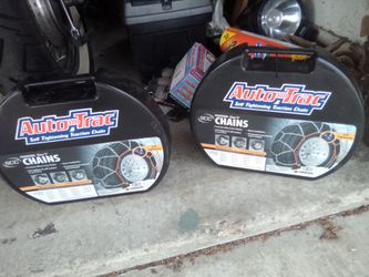 SCC Auto-Trac Self-Tightening Snow Chains – 2 Sets