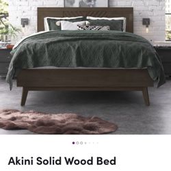 Akini Queen Bed Frame & Headboard 