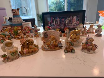 Vintage Holiday & Cherished Teddies Figurines – Large Decorative Bundle