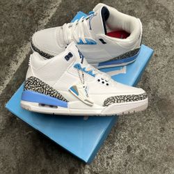 Air Jordan 3 Retro 'UNC' - Sizes Men 7 - 13