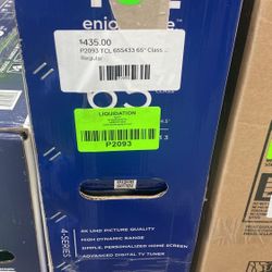 TCL 65S433 65 Class 4K Ultra HD Roku Smart TV RQ