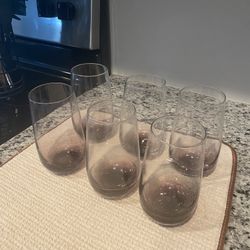 Drinking Glasses From Pier One. Set of 6.