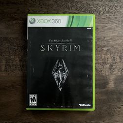 Microsoft Xbox 360 X360 The Elder Scrolls V - Skyrim III Video Game & Map