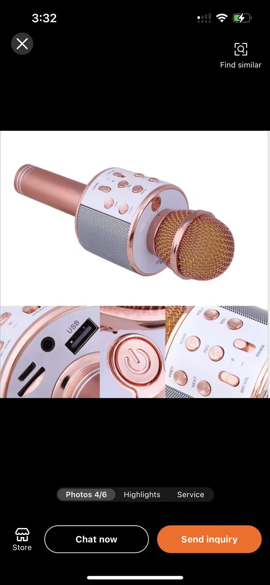 Karaoke Bluetooth Microphone