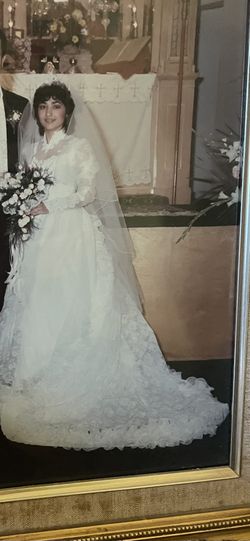 Vintage 1980’s Wedding Gown 40 Years Old