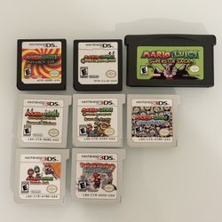 Mario & Luigi Games DS 3DS GBA AUTHENTIC