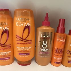 Elvive Shampoo Conditioner Leave In all 5 x $20