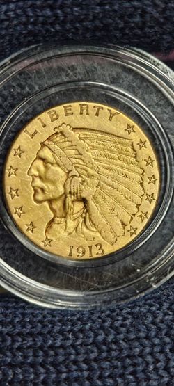 Indian Head Quarter Eagle $2.50 1913