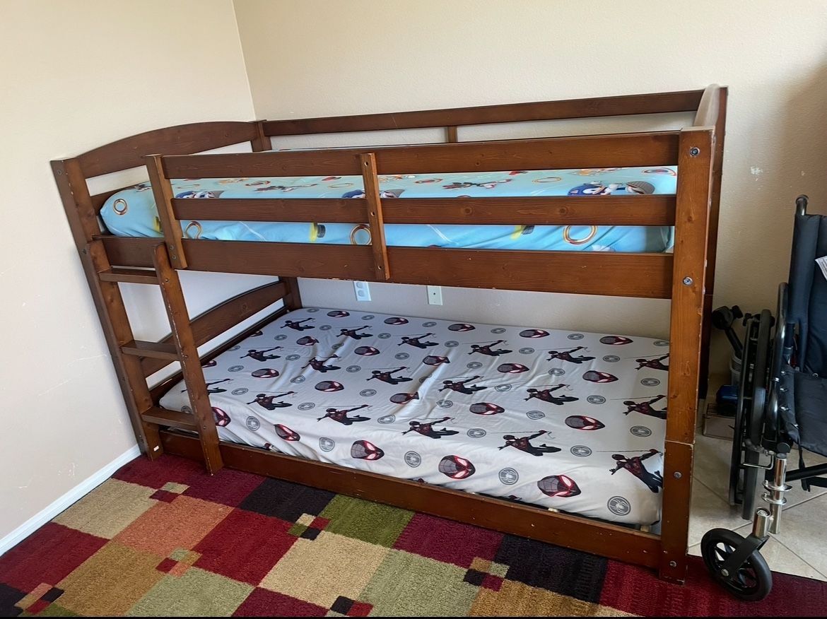 Bunk Beds W/ Mattresses!