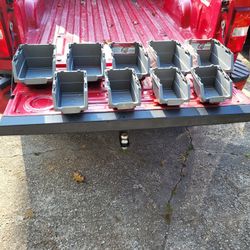 husky large stackable click bins