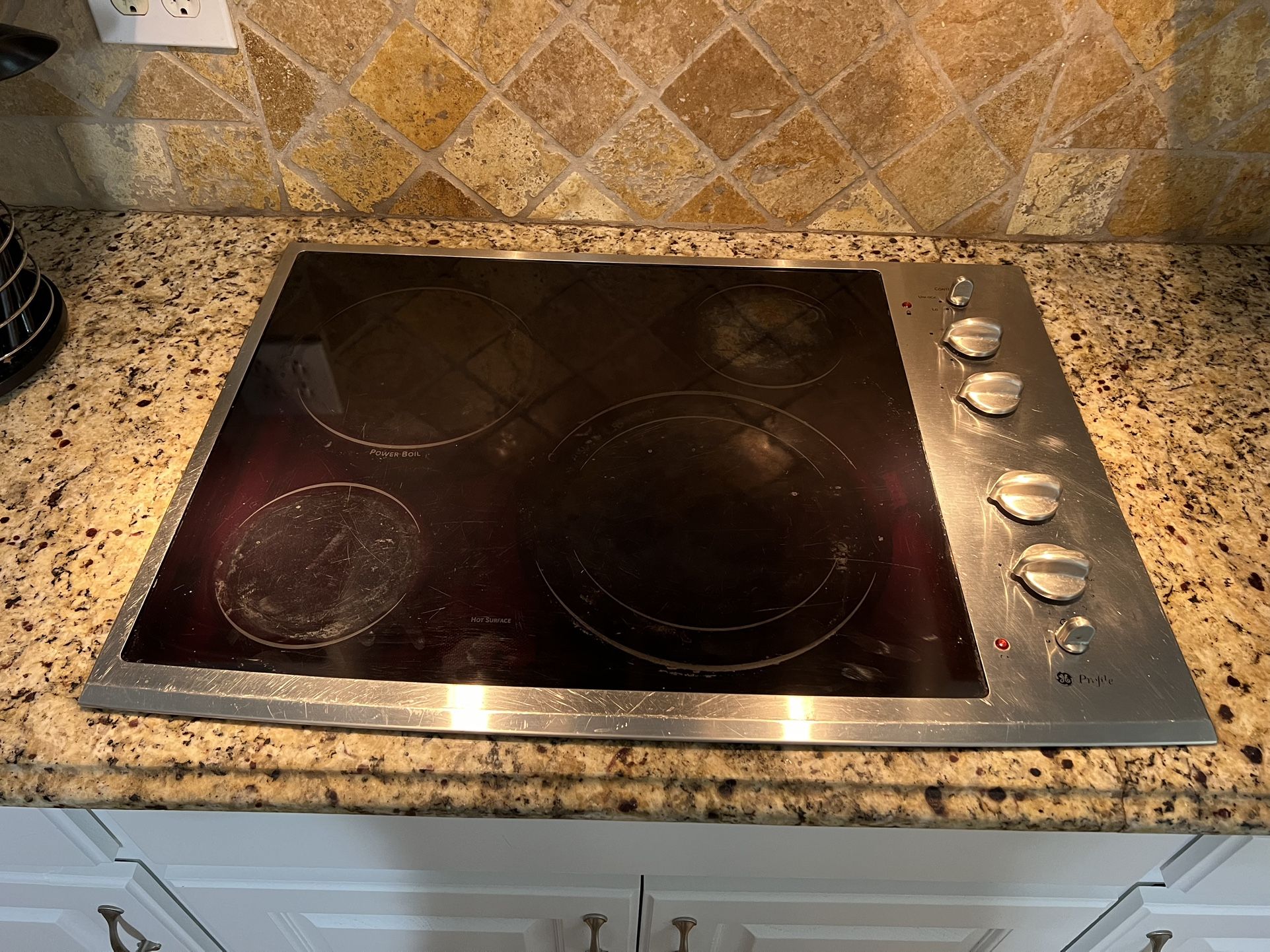 GE Profile Electric Stove Top