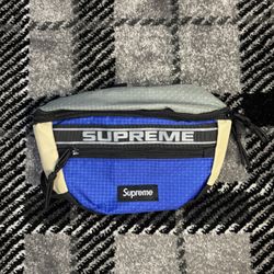 Supreme Crossbody Bag Blue And Black 