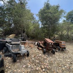 2 Riding Lawn Mowers For Parts or Project