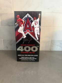 Mike Trout Bobble Head (400th Home Run Collectible) 3 For $45