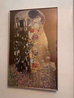 Gustav Klimt The Kiss Large Reproduction Print