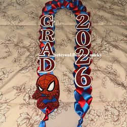 Spider man graduation leis
