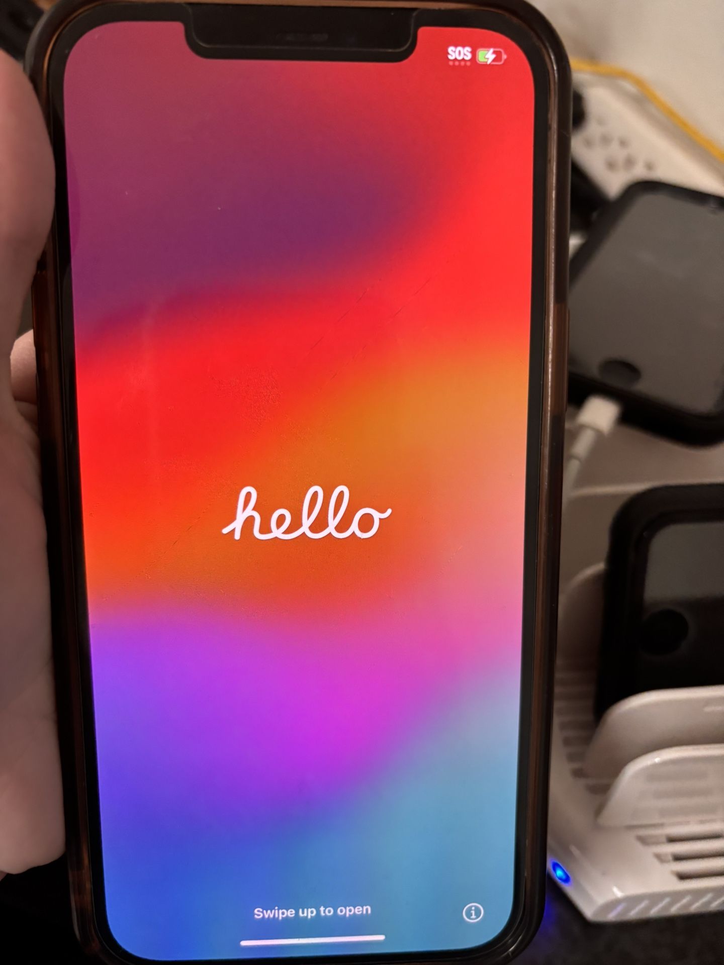 Unlocked Apple iPhone 12 Pro Max 128gb + Series 3 Apple Watch