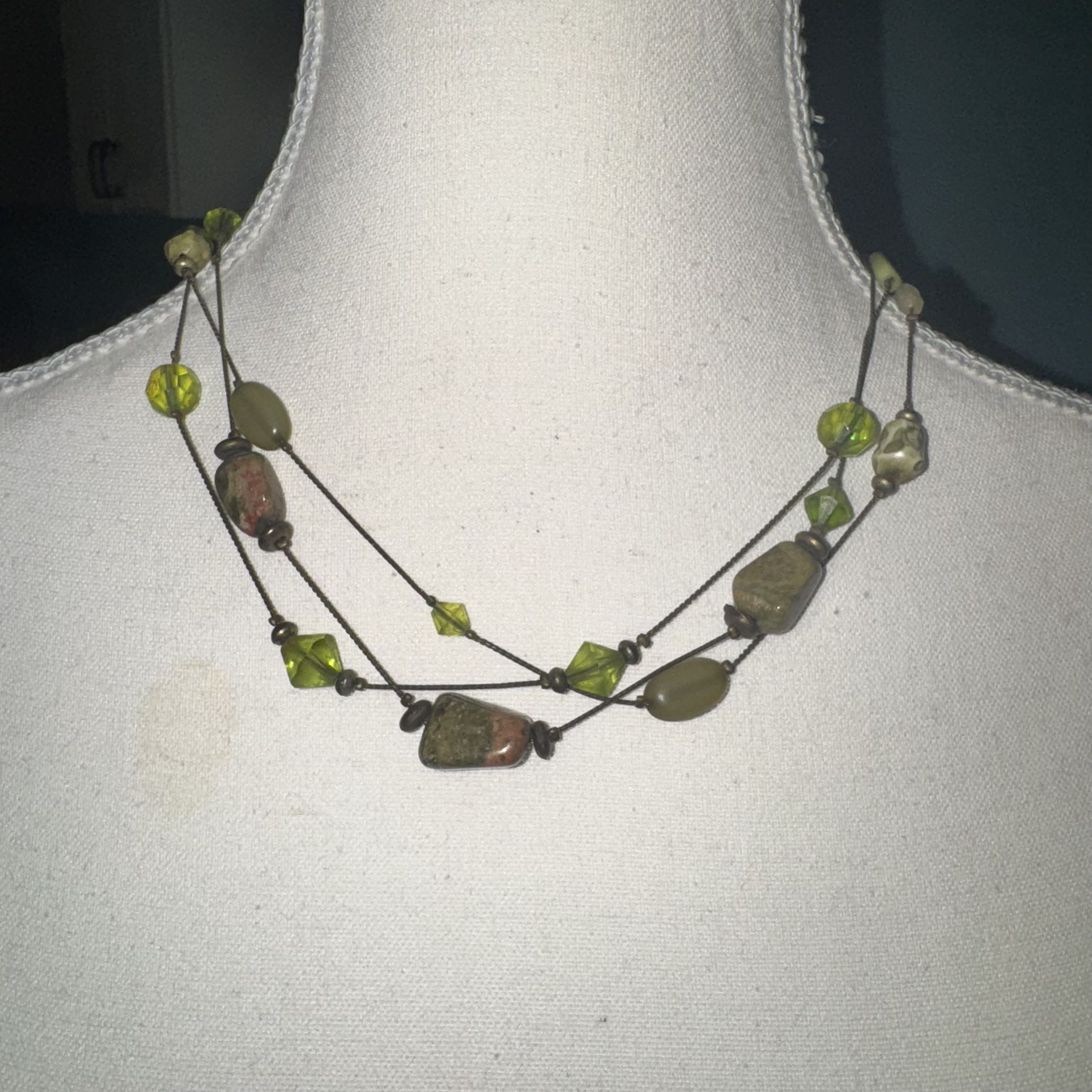 Vintage Multi Strand Necklace