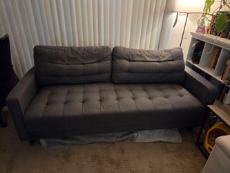 Free stylish gray couch
