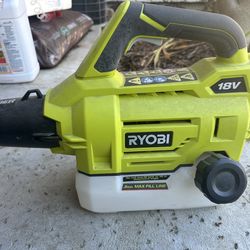 Ryobi 18 v battery powered sprayer