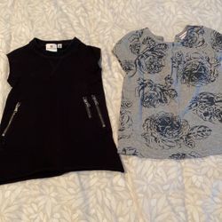 Bundle Of (2) Baby Short Sleeve Dresses 
