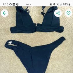 New Beautiful Black Bathing Suit Size M. CASH & PICKUP ONLY !!!!!!!
