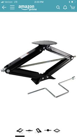 New RV stabilizing and leveling scissor jack 5000lb, 30”