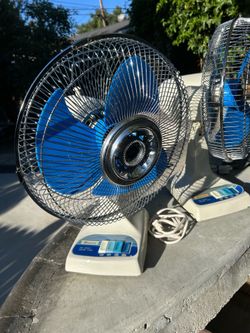 Vintage desk fans