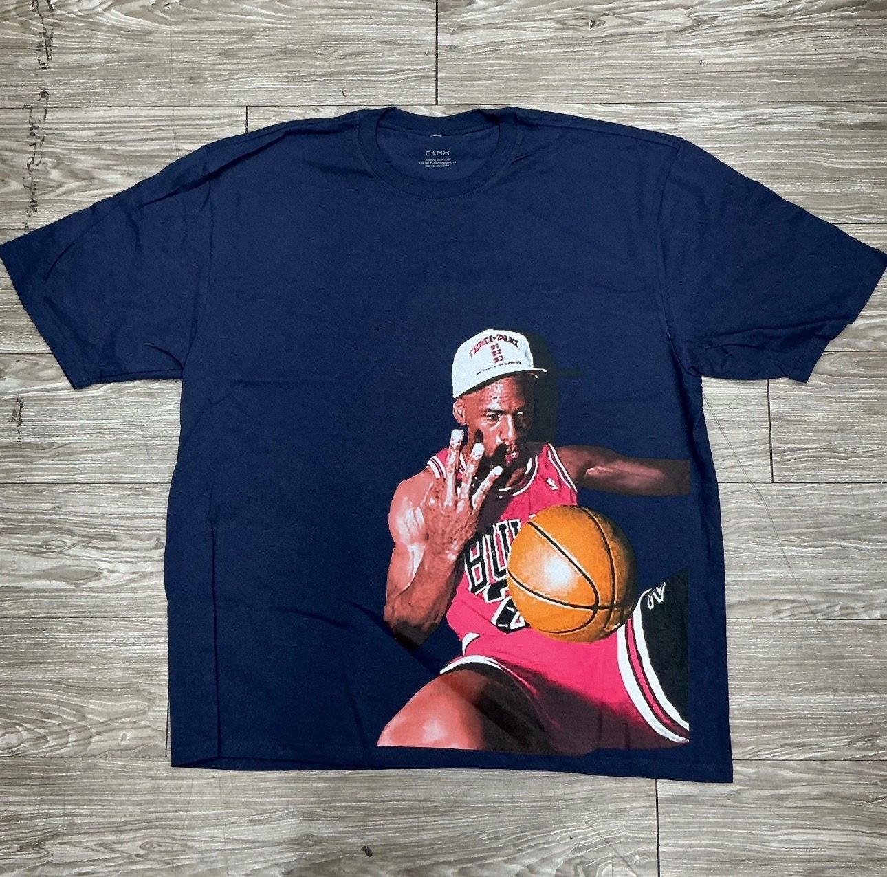Navy Micheal Jordan championship tee #3 size XL