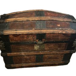 Antique Domed Trunk