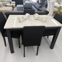 Dining Set 4x Chairs 