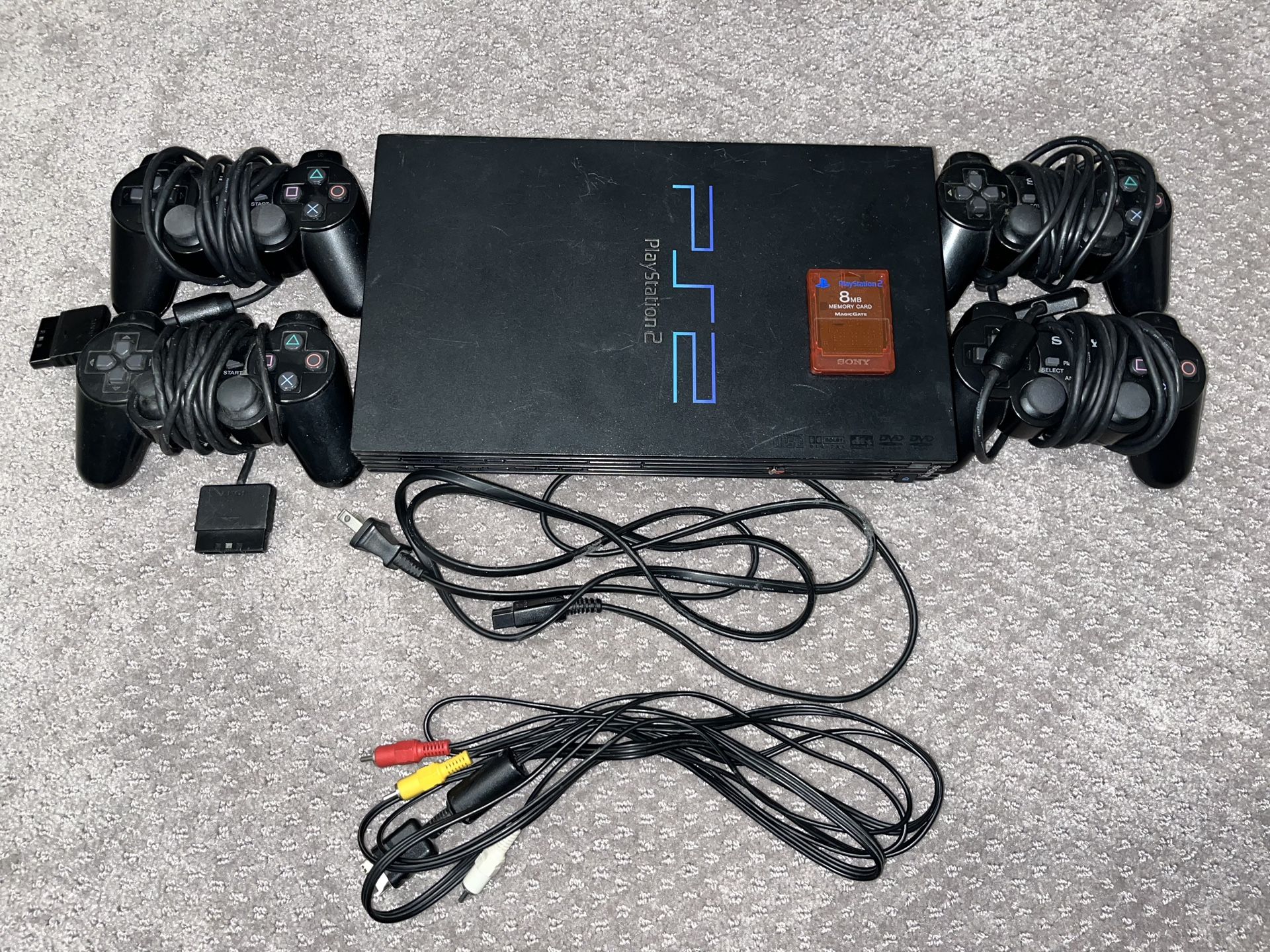 Original Sony PlayStation 2 (PS2) “Fat” System Bundle With Optional Grand Theft Auto Vice City Stories and Other Games