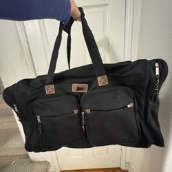 Black Large Travel Duffle Bag